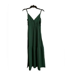 Women’s Maxi Dress Dark Green Size Small